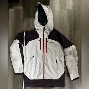 Columbia ski jacket with powder dress
